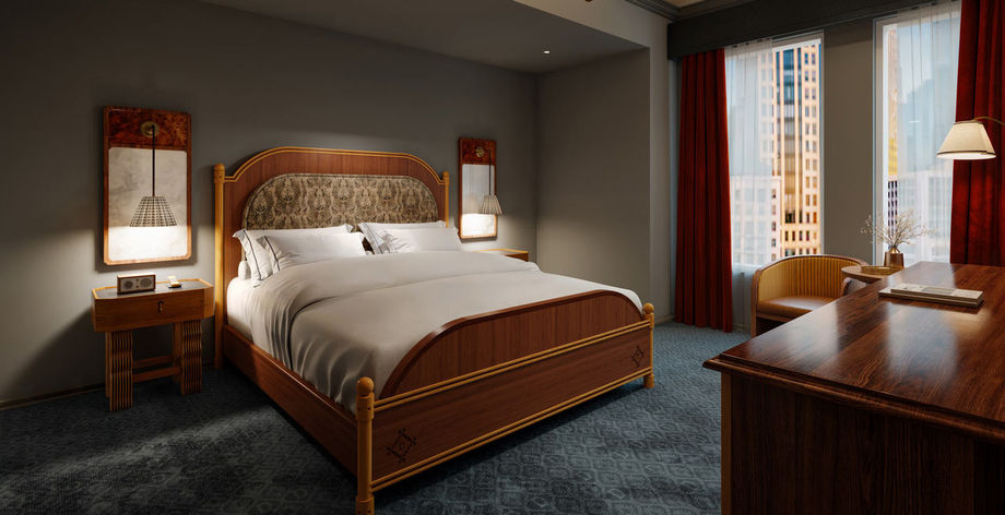 Driskill Hotel renovation rendering